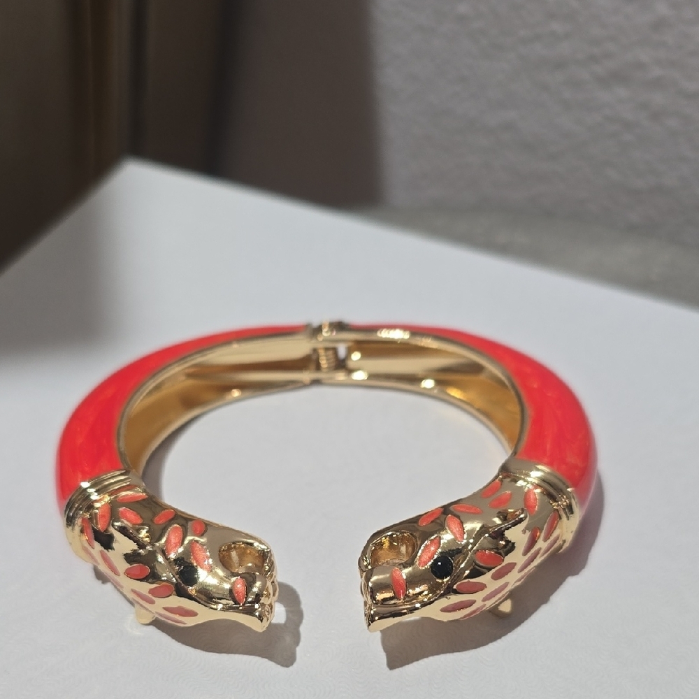 Elegant Gold and Orange Bracelet NWOT